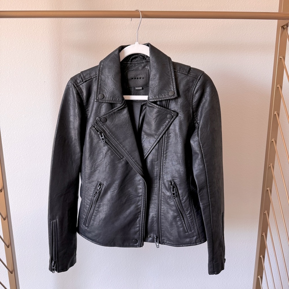 BLANK NYC Faux Leather Moto Jacket